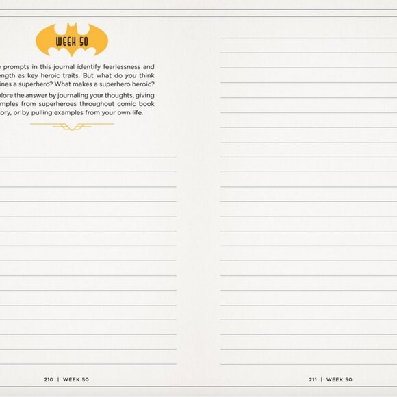 Batman Guided Journal For Embracing Your Inner Superhero with Batman Tiny Book - Picture 7 of 8